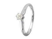 Ladies 0.2CTW Diamond 10k White Gold Ring