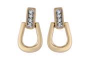 Ladies 0.08CTW Diamond 10K Yellow Gold Earrings