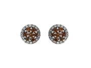 Ladies 0.5CTW Diamond 14K White Gold Earrings