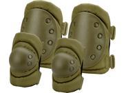 Loaded Gear CX 400 Elbow and Knee Pads OD Green