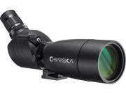 20 60x60 Blackhawk Spotting Scope Black Angled