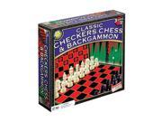 Classic Checkers Chess Backgammon