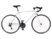 Aluminum Road Bike Commuter Bike Shimano 21 Speed 700c Medium 54cm White