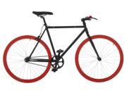 Vilano Fixed Gear Bike Fixie Single Speed Road Bike 54 cm Black Red