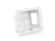 Leviton 47617 REB Recessed Entertainment Box with Low Profile Frame