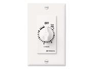 Spring Wound Timer White Timing Range 0 to 12 hr. 20 Max. Amps @ 125VAC