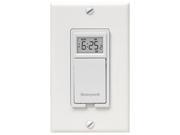 Honeywell RPLS730B1000 U 7 Day Programmable Switch for Lights and Motors White