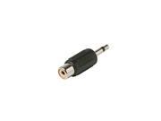 Steren 251 122 Female RCA Jack to Male 3.5mm Mono Plug Adapter