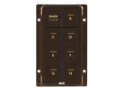 8 Button Change Kit for KeypadLinc Brown