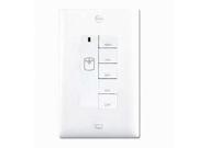 OnQ legrand DRD9 W RF Lighting Control In Wall Fan Speed Controller White