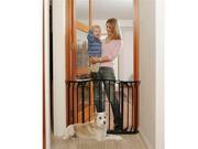 Bindaboo Walk Through Self Closing Dog and Pet Security Gate Black