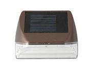 MOONRAYS LED Mini Deck Light Outdoor Solar Bronze 95028