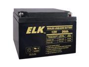 ELK ELK 12260 Sealed Lead Acid Battery 12V 26AH