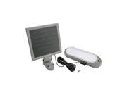 Designers Edge L 949 10 LED Rechargeable Solar Panel Shed Light