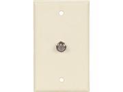Cooper Wiring Devices 1172A COAX Jack with Wallplate Almond