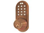Morning Industry 3 in 1 Keyless Entry Deadbolt w RF Remote Control Touchpad Lockset Oil Rubbed Bronze