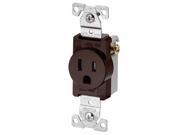 Cooper Wiring Devices TR817B Tamper Proof Professional Grade Single Receptacle