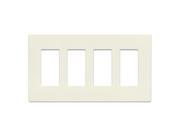 INSTEON Wall Plate Quad Almond 2422 254