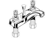 American Standard 5400.000.002 Heritage Centerset Lavatory Faucet Polished Chrome