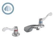 American Standard 4802.000.002 Heritage Widespread Lavatory Faucet with Grid Drain Polished Chrome