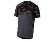 Pearl Izumi 2014 15 Men s Launch Short Sleeve Cycling Jersey 11121307 Shadow Grey Lime Hex M
