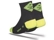 DeFeet AirEator 3in Share the Road Cycling Running Socks AIRSHR M