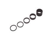 PRO Aluminum Bicycle Headset Spacer Black 1 1 8 in