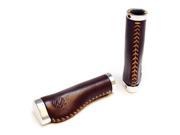 Portland Design Works Whiskey Ergo Bicycle Grips Brown 137mm