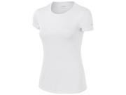Asics 2013 Women s Core Short Sleeve Shirt WR1631 White XL