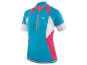 Louis Garneau 2014 15 Women s Skin X Short Sleeve Cycling Jersey 1020726 Atomic Blue S