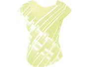 Asics 2014 Women s Tessa Burnout Cap Sleeve Running Shirt WR2056 Sunny Lime XL