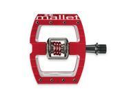 Crank Brothers Egg Beater Mallet dh Race Downhill Mountain Bicycle Pedals Red