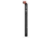 Crank Brothers Cobalt 3 Bicycle Seatpost Black Red 400mm x 31.6mm 0mm Setback