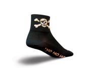 SockGuy Classic 3in Pirate Cycling Running Socks S M