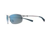 Nike Tour Sunglasses EV0744 Chrome Squadron Blue Grey w Blue Flash Lens