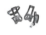 Zefal 43 515 Bicycle Pedal Toe Clips and Straps S M