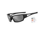 Tifosi Optics 2014 Dolomite 2.0 Tactital Interchangeable Lens Sunglasses Matte Black Frame Smoke HC Red Clear Lenses