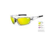 Tifosi Optics 2014 Dolomite 2.0 Golf Interchangeable Lens Sunglasses Clarion Crystal Clear Frame Clarion Yellow GT E