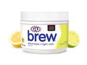 GU Energy Labs Electrolyte Lite Carb Brew 24 Servings Canister Lemon Lime
