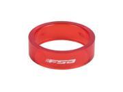 FSA Polycarbonate Bicycle Headset Spacers 1 1 8in x 10mm 10 Count Red