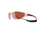 Adidas Tycane Pro S Polarized Sunglasses A190 Shiny White Red
