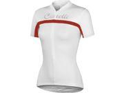 Castelli 2014 Women s Promessa Short Sleeve Cycling Jersey A11039 white white red L