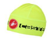 Castelli 2015 16 Viva Thermo Skully Cycling Hat H14550 Yellow fluo One Size