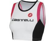 Castelli 2015 Women s Free Donna Triathlon Singlet T13074 white black pink S