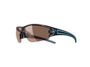 Adidas Evil Eye Halfrim XS Sunglasses A412 Shiny Black Blue