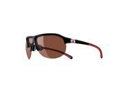 Adidas Tour Pro S Sunglasses A179 Shiny Black Red LST active silver
