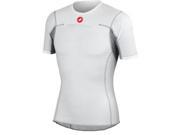 Castelli 2016 Flanders Short Sleeve Cycling Base Layer A13527 White XL