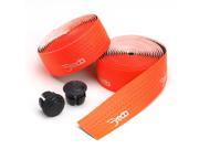 Deda Elementi Mistral Perforated Synthetic Leather Road Bicycle Handlebar Tape Fluorescent Orange