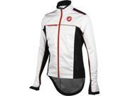 Castelli 2014 15 Men s Sella Cycling Rain Jacket B13085 white black L