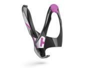 Elite Cannibal Bicycle Water Bottle Cage Black Purple Logo